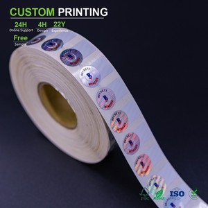 Etiquetas de Asiento para Bodas Holográficas Anti-Falsificación Ecológicas con Función de Rascar, Etiquetas de Papel Personalizables para Eventos - Product Image 1