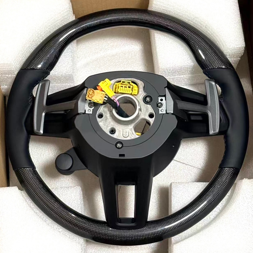 Premium Auto Carbon Fiber Steering Wheel (Porsche Fitment), photo 6