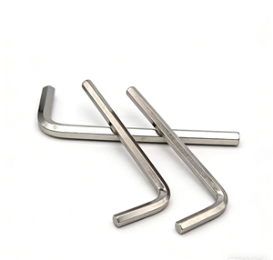 مفتاح ربط سداسي على شكل حرف L مجلفن، من الفولاذ المقاوم للصدأ، معالج بالأسود - Product Image 5