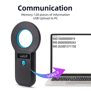 เครื่องอ่านไมโครชิป15กิโลเฮิรตซ์สำหรับสุนัขและแมวสัตว์เลี้ยง ID สัตว์จรจัด134.2กิโลเฮิรตซ์125กิโลเฮิรตซ์การลงทะเบียนชิปสัตว์สแกนเนอร์ไมโครชิป RFID - Product Image 4