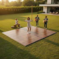 Panneaux de sol en vinyle antidérapants 1,5x1,5 pieds pour événements, location, danse, fête, revêtement de sol portable, vinyle pour événements, parquet de danse pour mariage