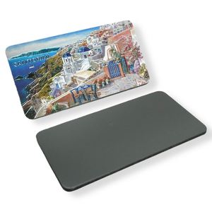 Autocollant magnétique personnalisé de haute qualité, aimant de réfrigérateur souvenir en feuille métallique - Product Image 6