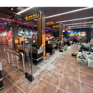 Распродажа, сенсорные ворота для защиты от кражи из Китая, розничный магазин, пьедестал 58 кГц, система охранной сигнализации EAS AM - Product Image 3