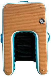 कुत्तों के लिए टिकाऊ सुरक्षित पानी inflatable फ्लोटिंग डॉग रैंप पूल झीलों और समुद्र तटों - Product Image 4