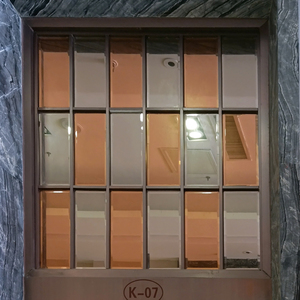 Lámina de Vidrio <span class=keywords><strong>Espejo</strong></span> Extra Claro de 6x8 con <span class=keywords><strong>Borde</strong></span> Biselado Pulido para Puerta de Armario - Product Image 5
