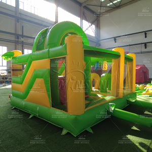 WINSUN - Casa Inflable Comercial con Temática de León, con Tobogán y Obstáculos, para Niños, Juegos al Aire Libre, Fiestas de Cumpleaños - Product Image 4
