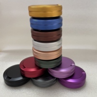 Boîtes à snus en aluminium personnalisées usinées CNC, hermétiques, anti-poussière, anti-humidité, ouverture facile, fonction ouvre-bouteille rouge, micro-usinage