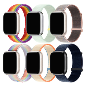 Bracelets de montre en nylon extensible pour <span class=keywords><strong>Apple</strong></span> <span class=keywords><strong>Watch</strong></span> Series 11 10 46mm 42mm SE 3 44mm <span class=keywords><strong>40mm</strong></span> <span class=keywords><strong>Ultra</strong></span> 2 49mm, bracelet sport souple pour femmes - Product Image 1