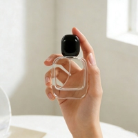 Flacon de parfum en verre de luxe unique de haute qualité, flacon de parfum vide 50 ml, flacon de parfum élégant avec boîte d'emballage