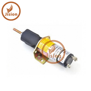 Válvula solenoide de corte de combustible para maquinaria de construcción, solenoide de parada 1502-12C3U1B1SA - Product Image 1