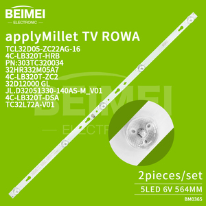 Tira de Retroiluminación LED para TV JL.D32051330-140AS-M_V01 4C-LB320T-DSA 32D05-ZC22AG-11/12/16-5s1p para <span class=keywords><strong>L32M5</strong></span>-AZ 32GM16FA 32A160 VA32-H30 32L2 - Product Image 2