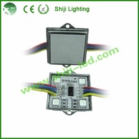 Modules LED RGB SMD 5050 12V DC étanches, 4 pièces, dimmables DMX 512, 35x35mm, pour usage extérieur, garantie 2 ans, CRI 80 120 4100K neutre