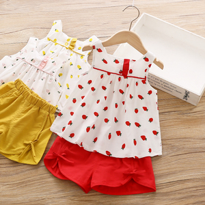 Máquina de Impresión de Camisetas de Vinilo, Conjunto de Verano para Niños, Conjuntos de Fresa para Niños Pequeños de Tienda Mayorista en Línea - Product Image 3