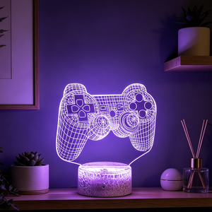 Luz Decorativa LED 3D Inteligente para el Hogar, Moderna, con Control Remoto, Base de ABS, Regalo de Cumpleaños para Amigos - Product Image 4