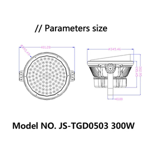 Projecteur LED extérieur étanche IP65 50W 100W 200W 400W 500W à économie d'énergie, éclairage de chantier 200W 300W - Product Image 5
