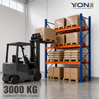 Système de rayonnage industriel sélectif pour palettes, robuste, sans boulons, réglable, pour entrepôt d'électronique