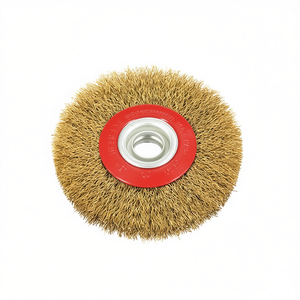 TTAKE Circular <b>Brush</b> 175x25 Mm Steel <b>Wire</b> Abrasive For Metal Polishing - Product Image 2