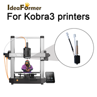 Kit Peningkatan Printer 3D Anycubic Kobra3 Nozzle Pemanas Keramik 0.4mm/1.75mm Sistem Pemanas Ekstruder Aksesoris Premium yang Diperkuat