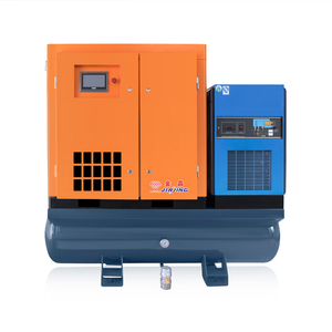 <span class=keywords><strong>Compresor</strong></span> de Aire de Tornillo Lubricado Jinjing 10hp 230L 4 en 1 VSD Combinado 380V CA Refrigerado por Aire de Imán Permanente Estacionario ISO - Product Image 4