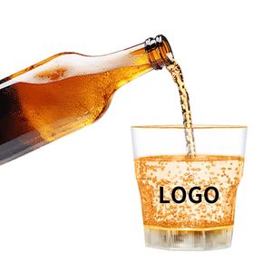 Custom LED Glowing in Dark <b>Cup</b> Clear <b>Plastic</b> Light up Flashing Whisky Glass for Party - Product Image 1
