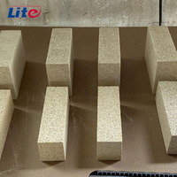 Brique réfractaire isolante thermique à bulles en alumine haute pureté, jaune feu, avec service de découpe, marque Lite, Henan, pour la Russie