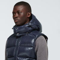 Blouson bomber d'hiver épais pour homme avec logo personnalisé noir, unisexe, avec capuche, 100% coton denim