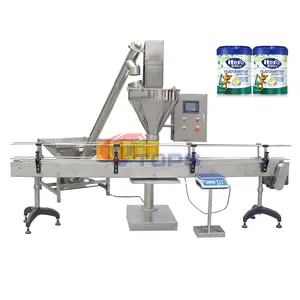 500g 1000g Automatic Sugar Coffee Additives Powder Jars Filling Line Sugar Packing Line