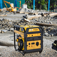 Générateur diesel portable à cadre ouvert super silencieux 3KW Démarrage automatique Mode ECO 50/60Hz pour la sauvegarde à domicile, l'agriculture et la construction