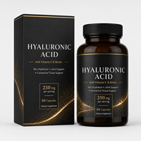 Capsules d'acide hyaluronique premium avec biotine et vitamine C pour soutenir l'hydratation du tissu conjunctif et de la peau - Fabricant OEM
