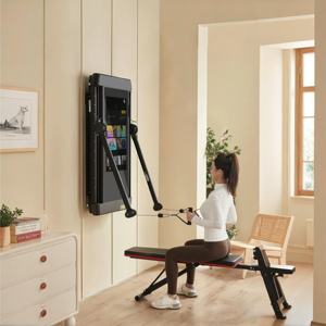 Miroir d'entraînement avec poids câbles à la <span class=keywords><strong>maison</strong></span> le à vendre écran tactile Gym Proform Vue Interactive Wall Resistance Workout Mirror - Product Image 1