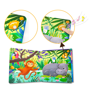 <span class=keywords><strong>Libro</strong></span> de Música con Sonido OEM, Impresión de Membrana de Carbono, <span class=keywords><strong>Libro</strong></span> de Audio con Botones para Niños, <span class=keywords><strong>Libro</strong></span> Electrónico para Niños - Product Image 2