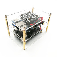 Boîtier AISmartlink Orange Pie Cluster compatible avec l'installation de la carte mère Orange Pi 5 Plus/Pi 5/Pi4/PC