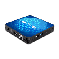 Boîtier TV Android Hugsun X88Pro, Rockchip RK3318 Quad Core, 2.4G/5GHz, LAN 100M, 4GB/32GB, 4K Ultra HD, Android 13, décodeur