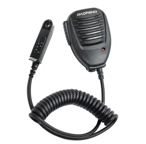Vendita calda altoparlante microfono per Baofeng Walkie Talkie UV9R Plus 2 vie Radio impermeabile PTT altoparlante Mic per BF A58 BF 9700