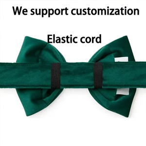 Collar de Perro Personalizado de Cuero Suave con Lazo, <span class=keywords><strong>para</strong></span> Halloween y Navidad, Duradero, Impermeable, Ajustable, <span class=keywords><strong>para</strong></span> <span class=keywords><strong>Perros</strong></span> Pequeños y Medianos - Product Image 5