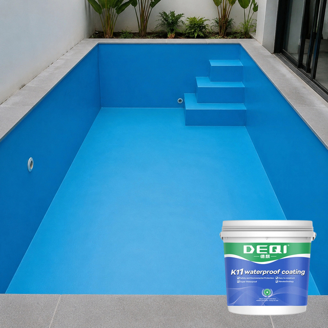 Wholesale K11 Blue Two-component Waterproof Coating, Concrete Anti-seepage Coating for Reservoirs and Swimming Pools