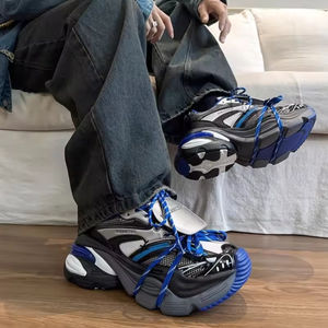 Chaussures de course décontractées polyvalentes et tendance pour hommes - Légères, respirantes, à lacets, avec amorti, design intemporel, toutes saisons - Product Image 6