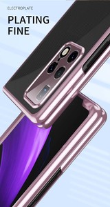 360 couverture complète galvanoplastie Transparent dur PC cristal pliable couverture arrière étui de protection pour téléphone portable pour <span class=keywords><strong>Huawei</strong></span> <span class=keywords><strong>Mate</strong></span> <span class=keywords><strong>X2</strong></span> - Product Image 6