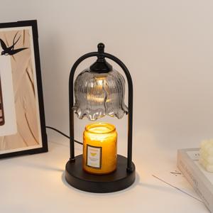 2025 Hot Selling Retro Wax Melting Lamp Aromatherapy <strong>Glass</strong> <strong>Lampshade</strong> Suitable for Bedroom Bedside No Fire Aromatherapy - Product Image 3