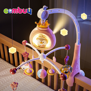 Jouets de projection rotatifs lumineux à télécommande pour tout-petits, cloche de lit musicale suspendue pour bébé - Product Image 2