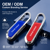 Clé USB 2.0 personnalisée avec logo en cuir, nouveau porte-clés d'extérieur avec étui en cuir 8 Go/16 Go/32 Go/64 Go/128 Go