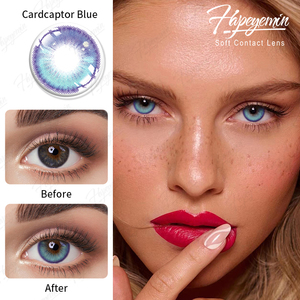 Lentes de Contacto de Color Haipurecon con Graduación Anual, Lentes de Contacto Azules para Cambiar el Color de los Ojos - Product Image 1