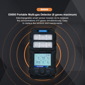 Caja de goma 6 detección de <span class=keywords><strong>gases</strong></span> precio de fábrica detector de gas múltiple - Product Image 1
