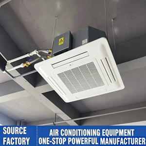 Climatiseur central industriel pour hôtels et usines, à eau froide, nouveau modèle de ventilo-convecteur cassette, structure compacte, conçu pour l'Europe - Product Image 1