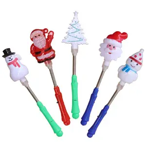 Cadeaux de Noël Décor Fête Nuit Glowing Led Clignotant Lumineux Jouets De Noël Led Bâtons Lumineux