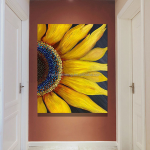 Hotel Decor Picture Famous <strong>Sunflower</strong> <strong>Paintings</strong> Acrylic Art Crafts <strong>Abstract</strong> Beautiful Plant Canvas Oil <strong>Painting</strong>