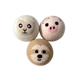 Palline <span class=keywords><strong>per</strong></span> Asciugatrice in <span class=keywords><strong>Lana</strong></span> Personalizzate, Cartoni Animati Carini, Riutilizzabili, <span class=keywords><strong>Ammorbidente</strong></span> Naturale <span class=keywords><strong>per</strong></span> Tessuti, Riduce le Pieghe dei Vestiti - Product Image 4