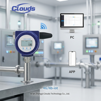 Clouds Complete 4G/Nb-IoT/LORA Transmetteur de pression sans fil Passerelle IoT pour la surveillance à distance Réseau de communication