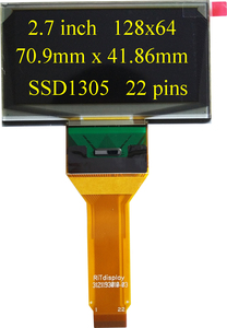 22pin yellow Pure Evoke F4 Oasis Avanti Flow <span class=keywords><strong>radio</strong></span> 9919301000 RiTdisplay 3121193010-03 full brightness oled lcd display screen - Product Image 6