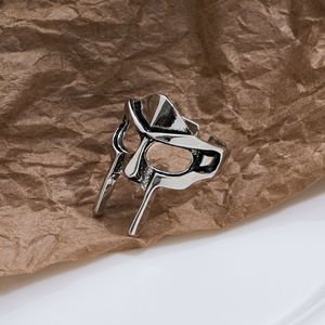 Anillo Masculino con Diseño de Máscara de Faraón, Ajustable, con Calavera Irregular, Joyería, Regalo - Product Image 4